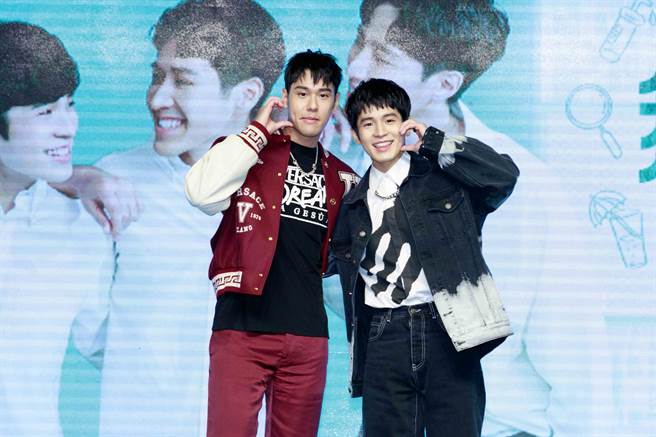 「郝畑CP」周予天（左）、张丰豪在剧里常有强吻戏。（结果娱乐提供）