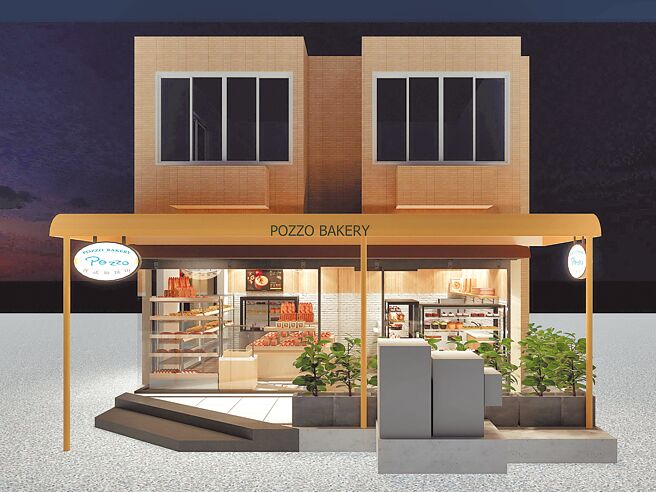 「普诺麵包坊」迁至神旺大饭店侧边巷弄，于14日起以新店之姿试营运。图／台北神旺大饭店