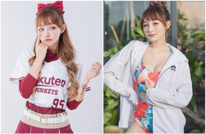 中职乐天桃猿啦啦队人气女神林襄。(95_mizuki IG)