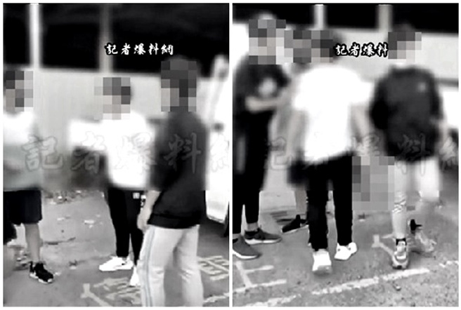 苗栗霸凌！与小女友发生过节，少年挥西瓜刀「6打1」，警方送办了。(记者爆料网提供)
