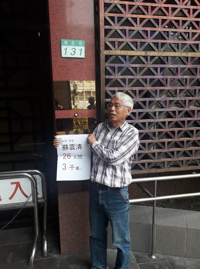 许荣棋质疑高端13亿余元的差价，不知被谁赚走。（翻摄许荣棋脸书）