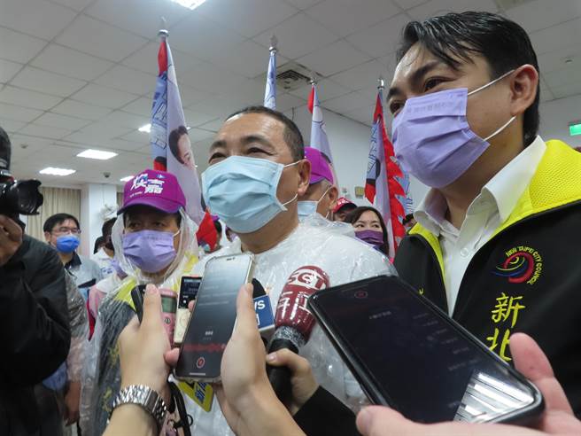 與盧秀燕搭檔2024？侯友宜：市政優先好好做事。（葉德正攝）