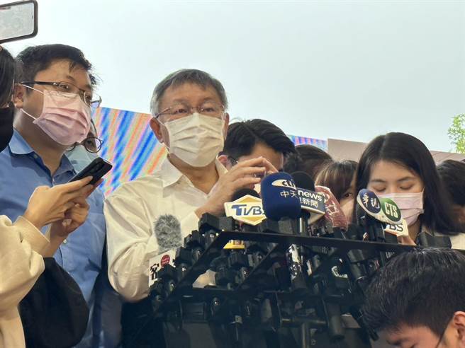 台北市长柯文哲。（黄婉婷摄）