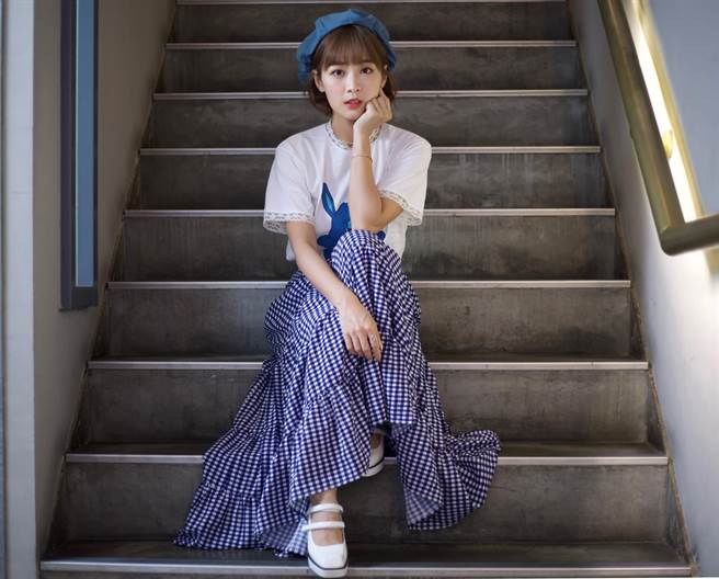 篮篮首度入围金钟奖，内心相当激动开心。（罗永铭摄）