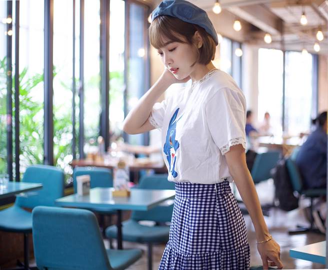 篮篮曾因为球团、演艺圈工作不平衡，遭到非议。（罗永铭摄）