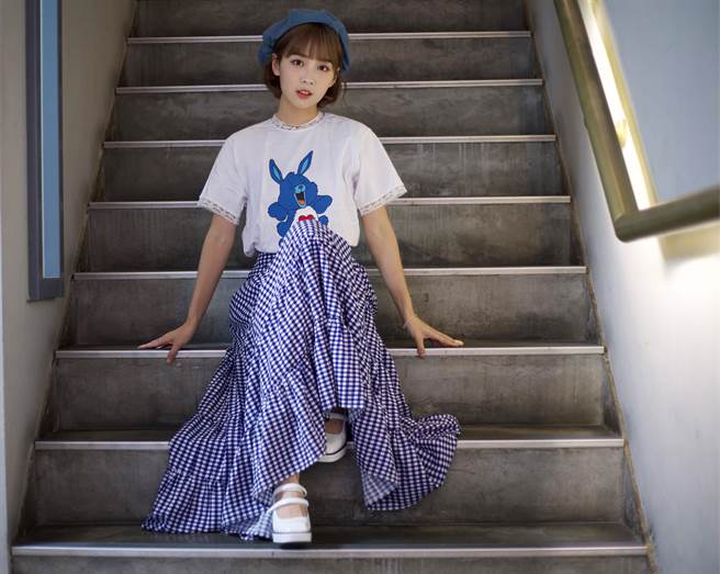 篮篮最感谢师兄阿翔耐心指导、鼓励。（罗永铭摄）