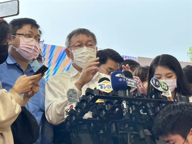 台北市长柯文哲。（黄婉婷摄）