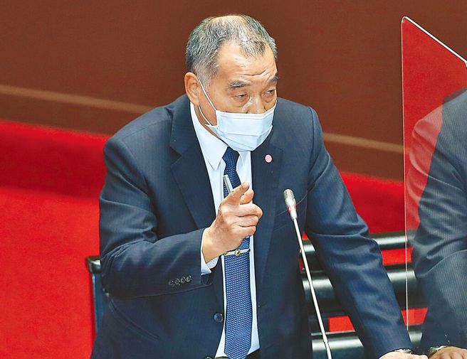 國防部長邱國正。（姚志平攝）

