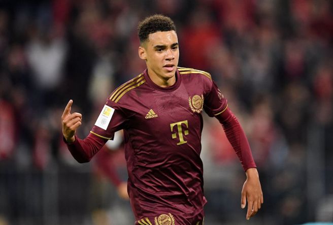 穆斯亚拉 本赛季已为拜仁取得 5颗联赛进球（图片来源︰达志影像）