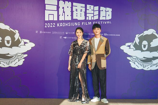 李杏（左）和蓝苇华在《尾号1314》演努力维持婚姻的远距夫妻。（雄影提供）