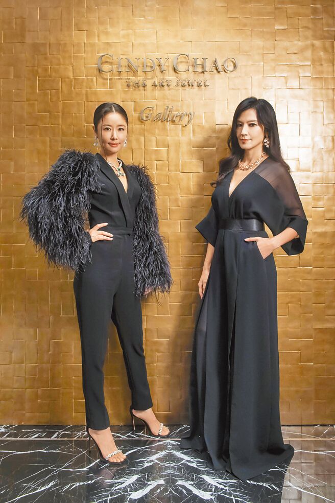 林心如（左）和林熙蕾以行动力挺好友CINDY CHAO。（CINDY CHAO提供）