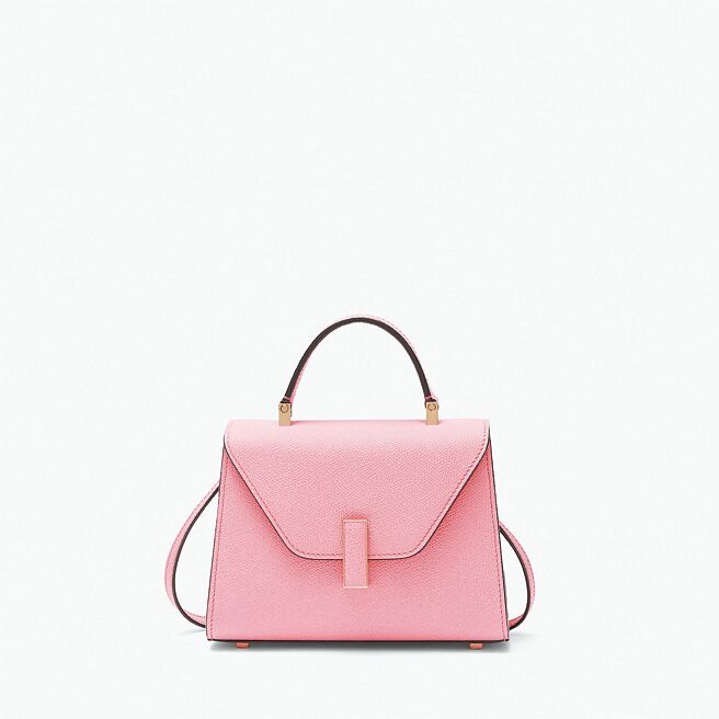 Valextra Iside Micro手提肩背包9万8500元。（Valextra提供）