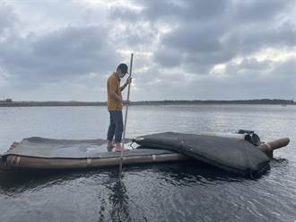 尼莎颱風來襲雲林沿海降雨 漁民展開防災工作