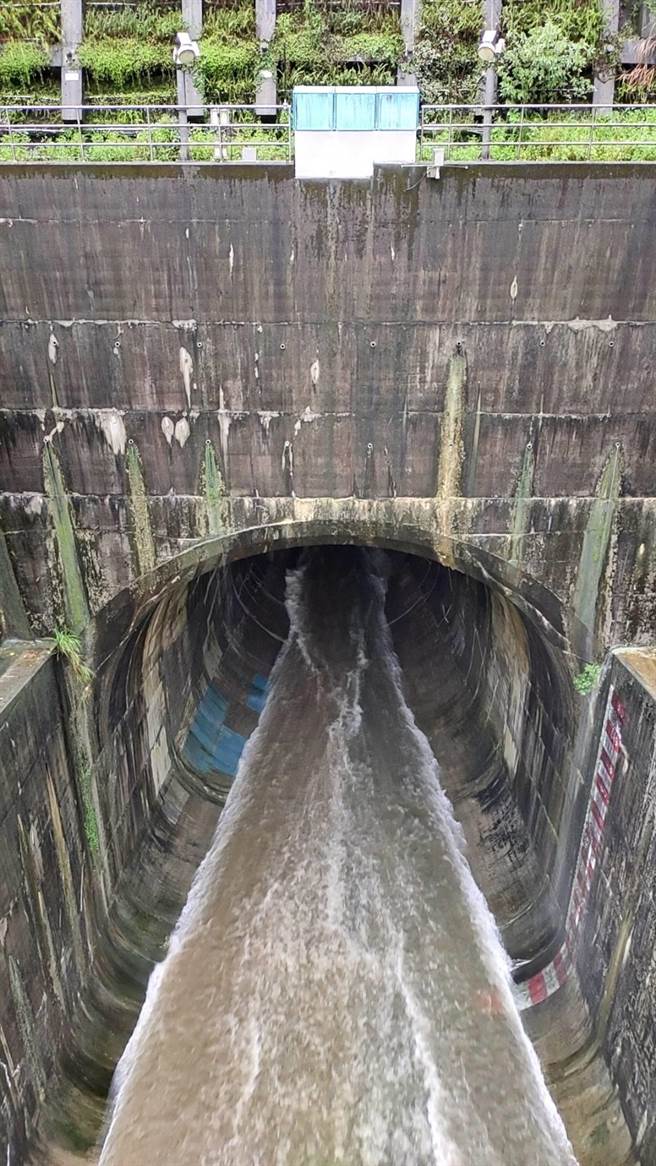 位於新北市瑞芳區的員山子分洪16日上午啟動今年第4次分洪。（十河局提供／張志康新北傳真）