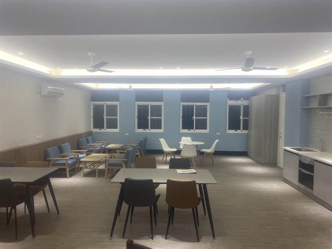 国立关山工商教职员宿舍交谊厅。（教育部提供／林志成台北传真）