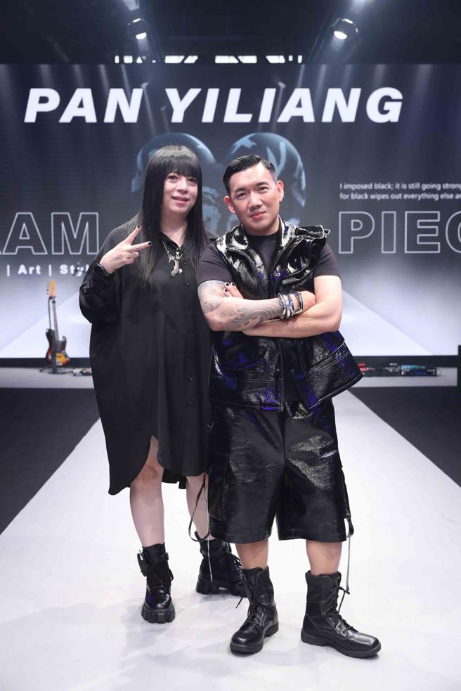 设计师潘怡良与杜汶泽合照。（GIOIA PAN提供）