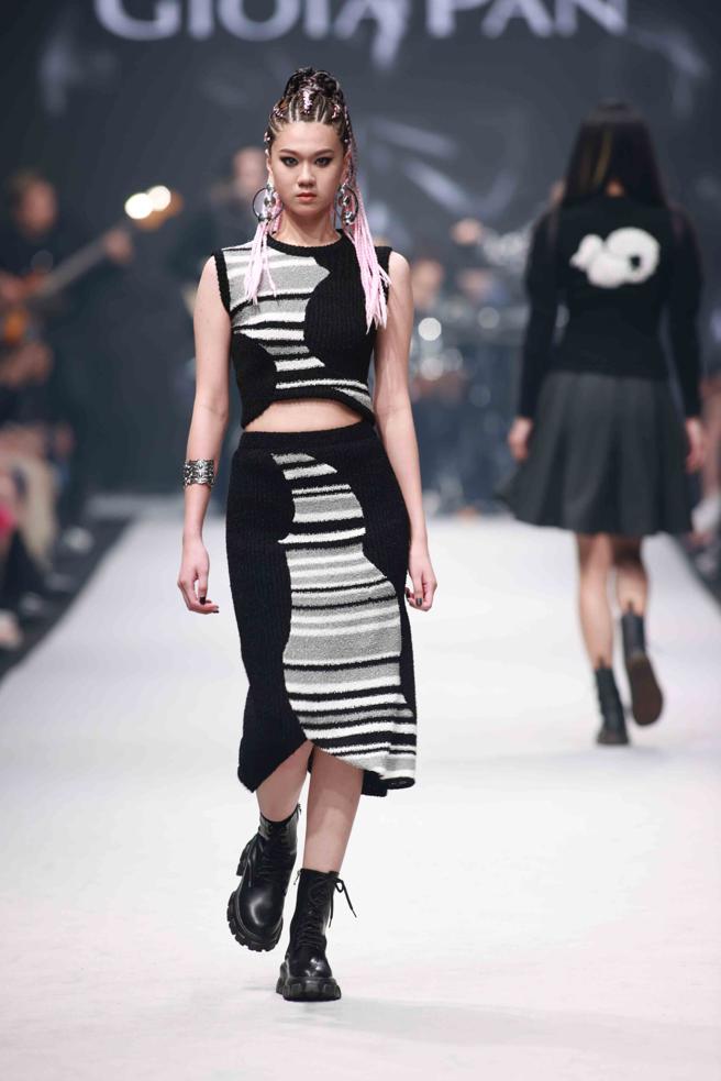 GIOIA PAN 2023春夏系列「邂逅未来」三部曲领头未来。（GIOIA PAN提供）