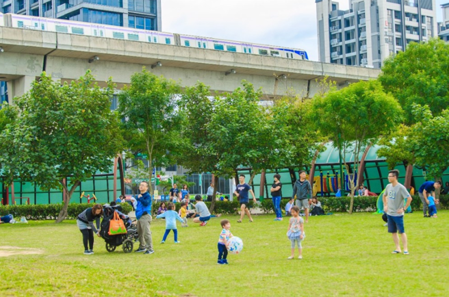 青埔后势看涨，不少网友认为将成为桃园精华区。（业者提供）