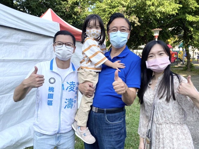 張善政競選辦公室今（16）日發布由前國民黨文傳會主委、桃園市議員候選人凌濤，兼任張善政發言人。（翻攝自凌濤臉書）