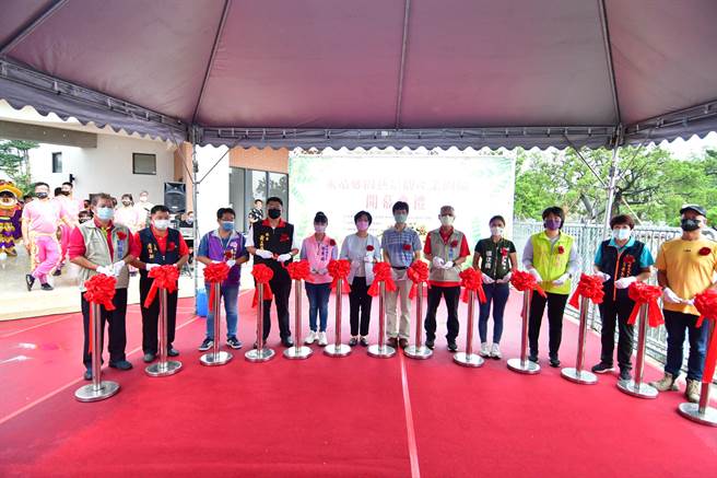 全国最大苗木之乡，永靖乡园艺景观产业园区正式开幕。（吴敏菁摄）