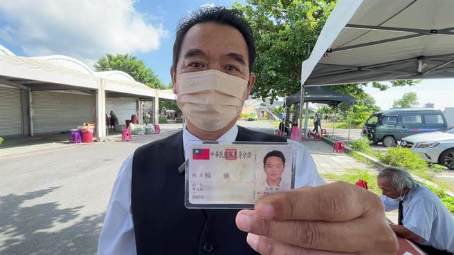 台东县卑南乡宾朗村长候选人杨过。（蔡旻妤摄）