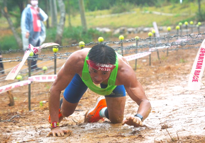 菲律宾「最强移工」乔纳森动作相当灵活。（大会提供）