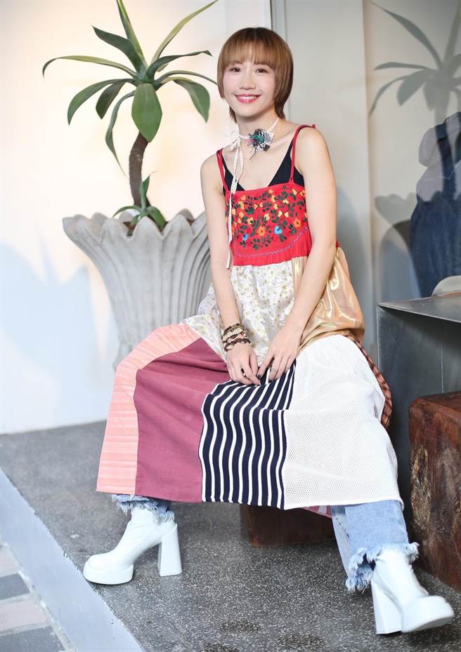 Lulu觉得站在幕前的人心理素质要很强大。（陈俊吉摄）