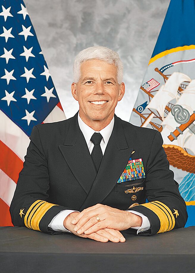 美軍第七艦隊司令湯瑪斯（見圖）表示，兩岸應從俄烏戰爭中汲取教訓。（摘自美軍第7艦隊官網）