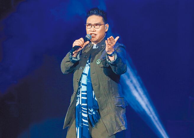 蘇永康昨來台開唱。（粘耿豪攝）