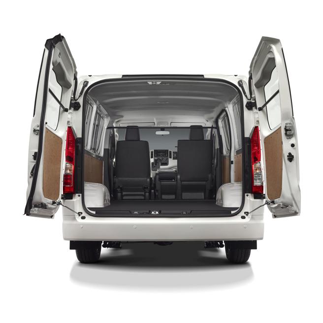 2023年式TOYOTA HIACE对开式尾门。（和泰汽车提供）