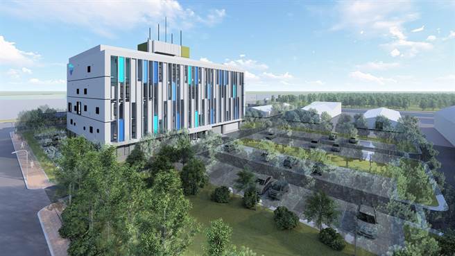  「彰化风场航道交通管理服务中心暨中航办公大楼」，于今年获颁2022国家卓越建设奖最佳规划设计类金质奖殊荣。（交通部航港局提供）