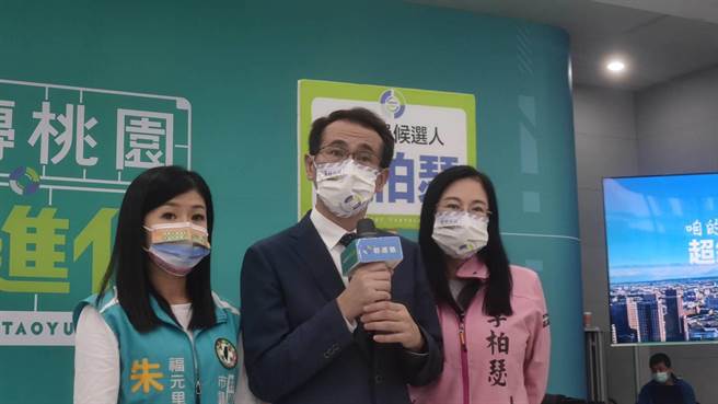 民进党桃园市长候选人郑运鹏看好民调领先5至8％，甚至可以超过。（赖佑维摄）