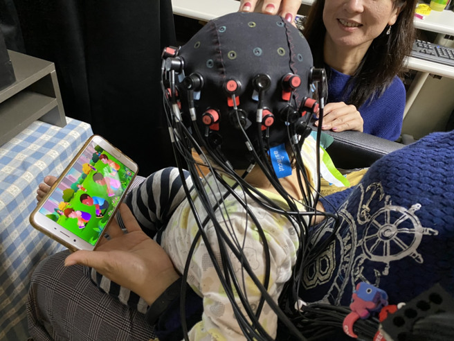 台师大与耶鲁大学共同研究小孩大脑的预测力。（台师大提供／林志成台北传真）
