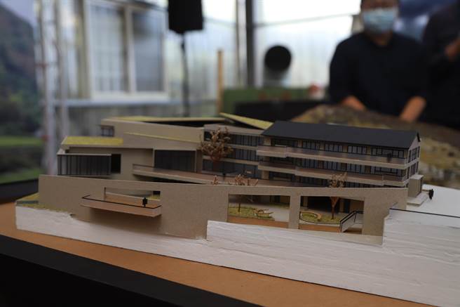 农委会茶业改良场将在嘉义县梅山乡规画新设梅山试验站，图为梅山试验站的模型。（嘉义县政府提供∕吕妍庭嘉义传真）