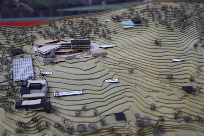 农委会茶业改良场将在嘉义县梅山乡规画新设梅山试验站，图为站址规画模型。（嘉义县政府提供∕吕妍庭嘉义传真）