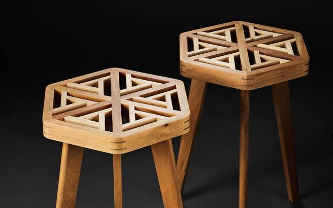 嘉義市推出「優木良品」認證機制，為木製品開展新出路，圖為木製設計品。（嘉義市文化局提供／廖素慧嘉市傳真）