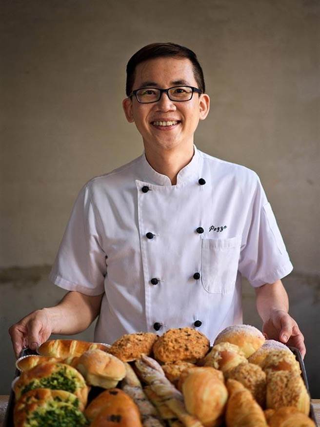 「普诺麵包坊」行政主厨林弘富以创意麵包满足每张挑剔的嘴。（普诺麵包坊提供）
