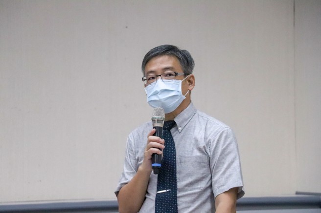 第八屆武漢金銀湖杯海峽兩岸青年創新創業大賽評審：台灣健康管理學會林志城理事長。(攝影/景義婷)