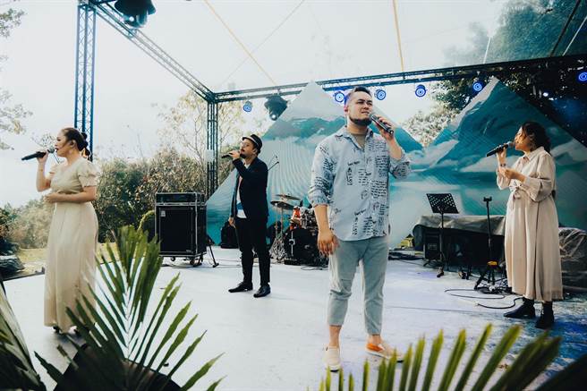 阿卡贝拉美声欧开合唱团为音乐节献声。（Fali Fali音乐节提供）