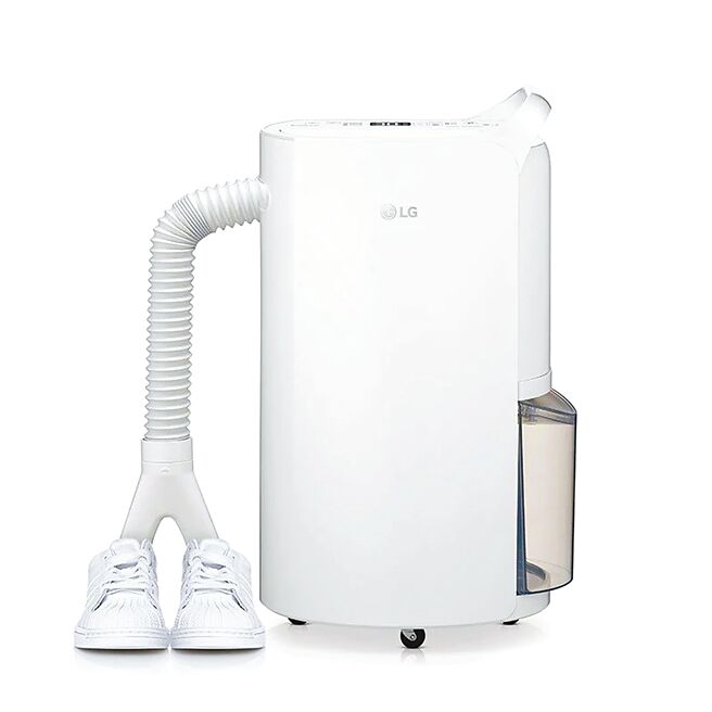 全国电子的LG 18L变频WiFi奈米除溼机MD181QWK3，适合20坪以下使用，促销价2万1900元。（全国电子提供）