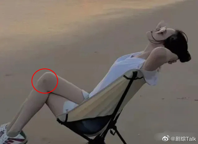 传闻张颖颖跟他人起争执。（图／翻摄自剧综Talk微博）