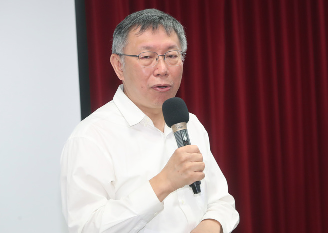 台北市長柯文哲。（鄭任南攝）