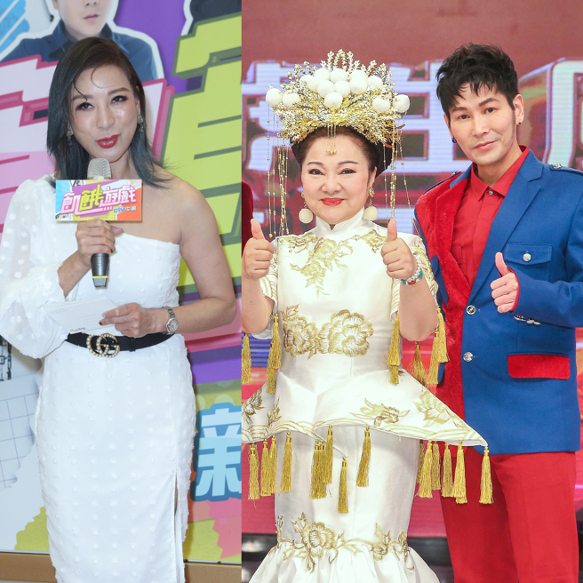 图为杨绣惠(左起)、白冰冰（白雪嬅）、台一线阿文。(资料照/合成图)