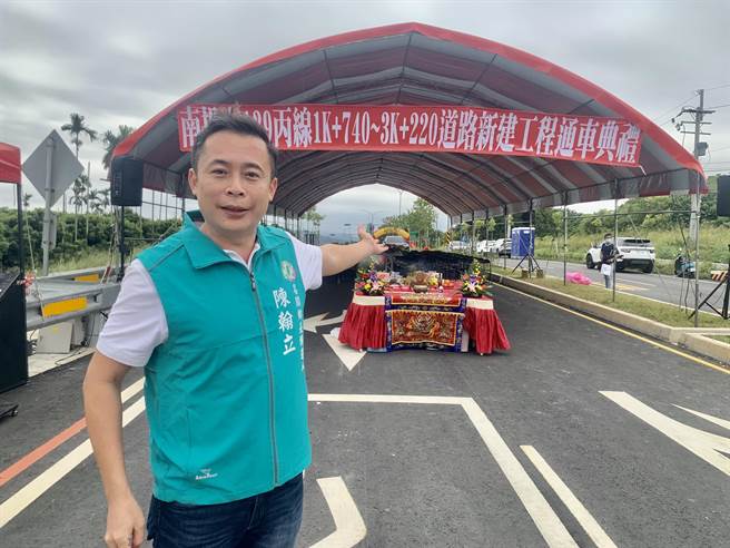 南投县议员陈翰立，提议139丙线延伸到名间乡。（廖志晃摄）
