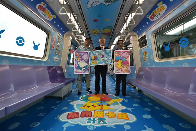 桃捷宝可梦一日票由The Pokémon Company为桃捷量身设计宝可梦专属票卡，共推出A、B、C三款票卡套组。（蔡明亘摄）