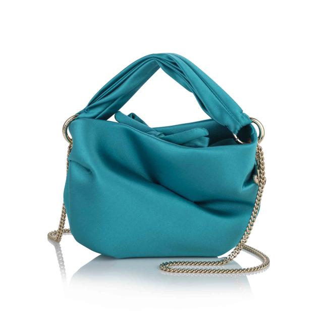 JIMMY CHOO BONNY （马里布蓝）， 3万5800元。（JIMMY CHOO提供）