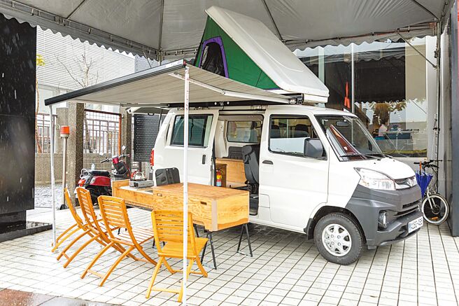 針對不同消費族群需求，大中車屋提供一般式露營車改裝服務。（中華汽車提供）