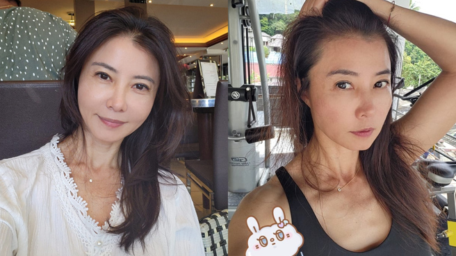 岳庭日前接受採访透露小儿子因染怪病暴瘦，至今仍找不到原因。（图／FB@岳庭的健康生活）