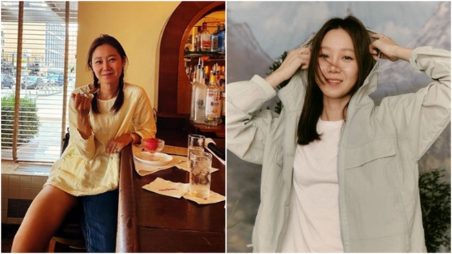 女星孔曉振近日從美國返韓。（圖／翻攝自孔曉振IG@ rovvxhyo）