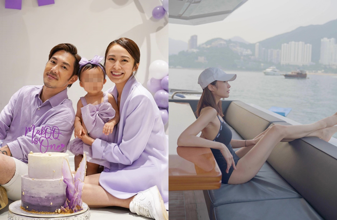 汤怡去年带球嫁给麦秋成。（图／翻摄自yuenkaka IG）